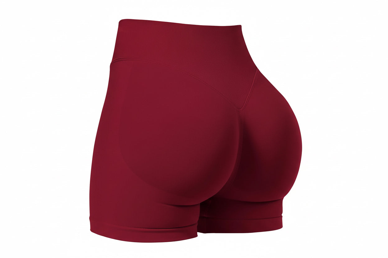 Seamless Shorts for Women, Invisible Scrunch Butt Lifting Gym Booty Biker Shorts, Breathable Comfortable High Stretch Skinny Shorts, Gym Shorts, Ladies Sportswear for Indoor Outdoor Wear, Athletic Shorts