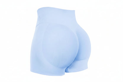 Seamless Shorts for Women, Invisible Scrunch Butt Lifting Gym Booty Biker Shorts, Breathable Comfortable High Stretch Skinny Shorts, Gym Shorts, Ladies Sportswear for Indoor Outdoor Wear, Athletic Shorts