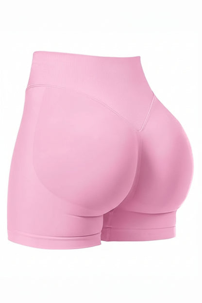 Seamless Shorts for Women, Invisible Scrunch Butt Lifting Gym Booty Biker Shorts, Breathable Comfortable High Stretch Skinny Shorts, Gym Shorts, Ladies Sportswear for Indoor Outdoor Wear, Athletic Shorts