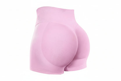 Seamless Shorts for Women, Invisible Scrunch Butt Lifting Gym Booty Biker Shorts, Breathable Comfortable High Stretch Skinny Shorts, Gym Shorts, Ladies Sportswear for Indoor Outdoor Wear, Athletic Shorts