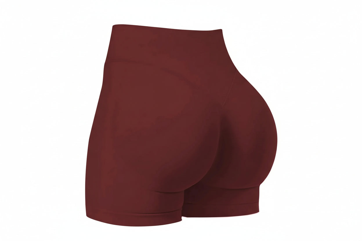 Seamless Shorts for Women, Invisible Scrunch Butt Lifting Gym Booty Biker Shorts, Breathable Comfortable High Stretch Skinny Shorts, Gym Shorts, Ladies Sportswear for Indoor Outdoor Wear, Athletic Shorts