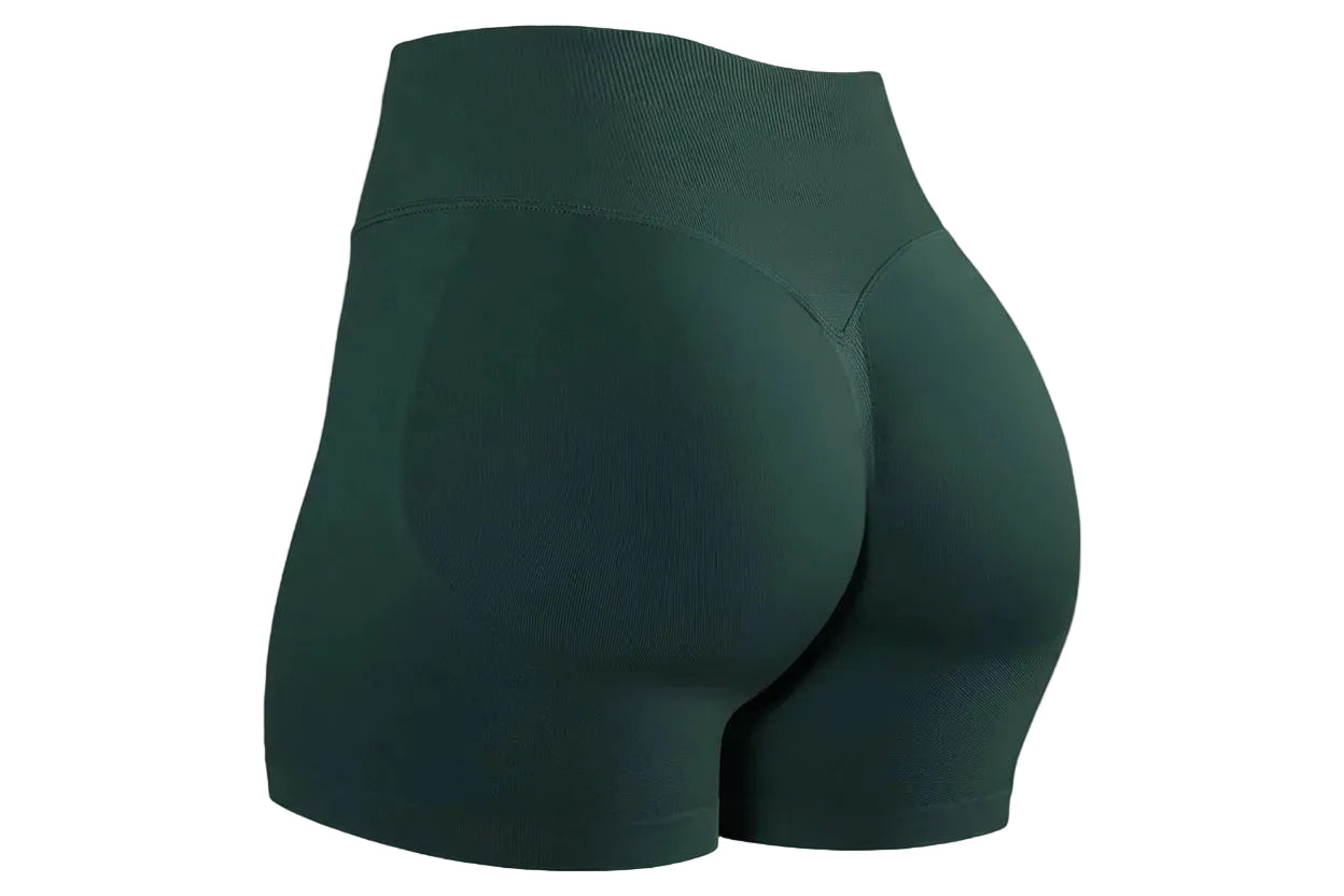 Seamless Shorts for Women, Invisible Scrunch Butt Lifting Gym Booty Biker Shorts, Breathable Comfortable High Stretch Skinny Shorts, Gym Shorts, Ladies Sportswear for Indoor Outdoor Wear, Athletic Shorts