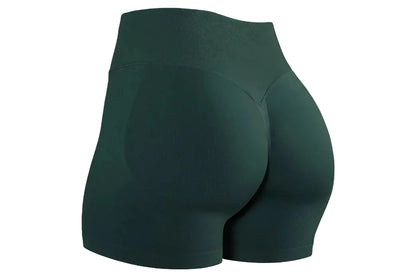 Seamless Shorts for Women, Invisible Scrunch Butt Lifting Gym Booty Biker Shorts, Breathable Comfortable High Stretch Skinny Shorts, Gym Shorts, Ladies Sportswear for Indoor Outdoor Wear, Athletic Shorts