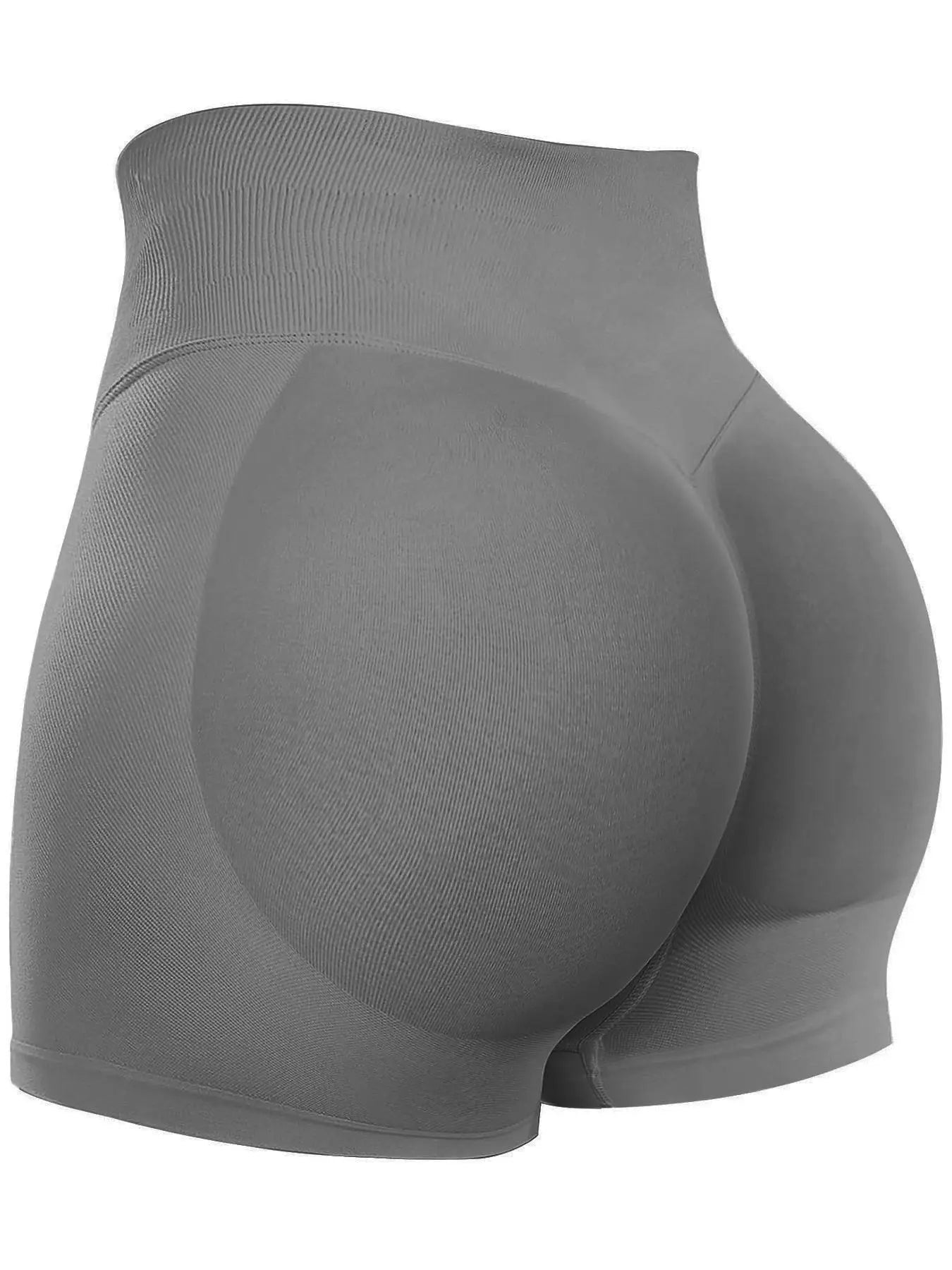 Seamless Shorts for Women, Invisible Scrunch Butt Lifting Gym Booty Biker Shorts, Breathable Comfortable High Stretch Skinny Shorts, Gym Shorts, Ladies Sportswear for Indoor Outdoor Wear, Athletic Shorts