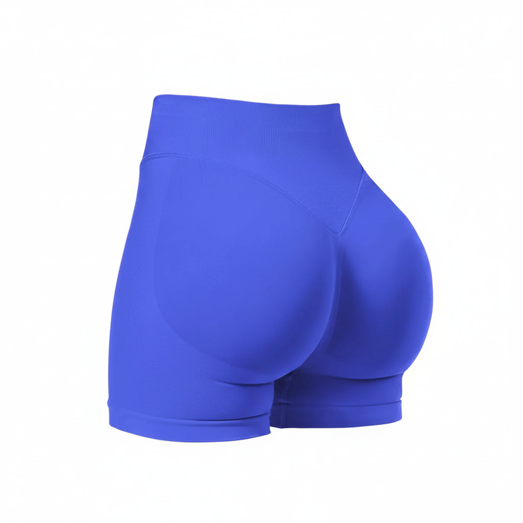 Seamless Shorts for Women, Invisible Scrunch Butt Lifting Gym Booty Biker Shorts, Breathable Comfortable High Stretch Skinny Shorts, Gym Shorts, Ladies Sportswear for Indoor Outdoor Wear, Athletic Shorts