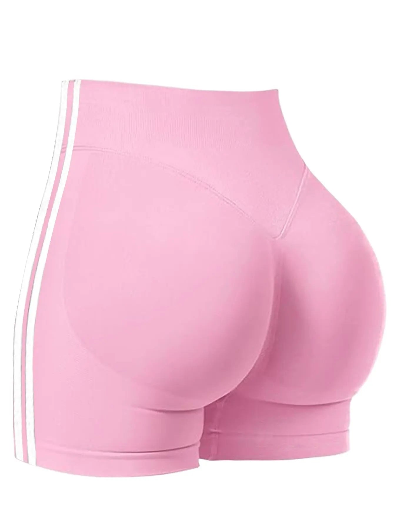 Seamless Shorts for Women, Invisible Scrunch Butt Lifting Gym Booty Biker Shorts, Breathable Comfortable High Stretch Skinny Shorts, Gym Shorts, Ladies Sportswear for Indoor Outdoor Wear, Athletic Shorts
